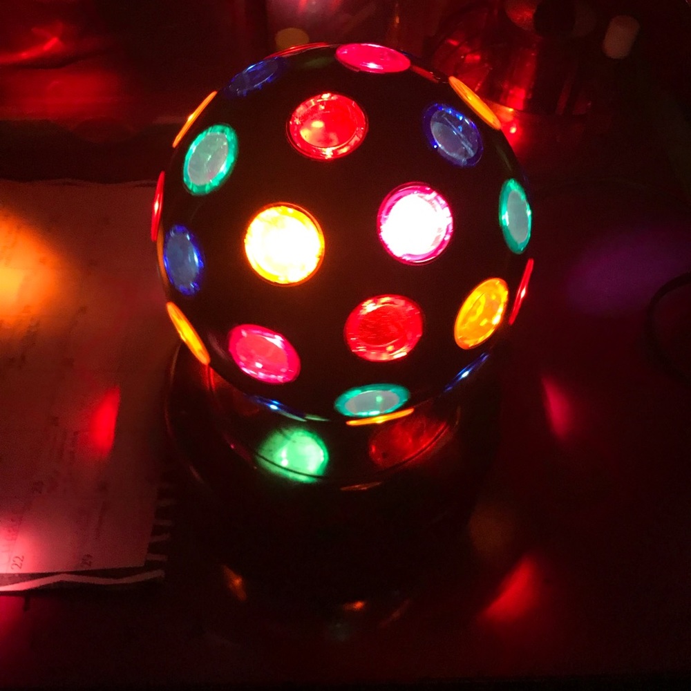 Rotating Disco lights ball